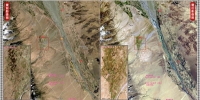 新疆塔县地震区域震前震后影像对比图公布（图） - 人民网