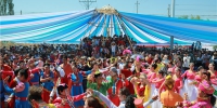 新疆焉耆县包尔海首届东归文化旅游节盛大开幕（图） - 人民网